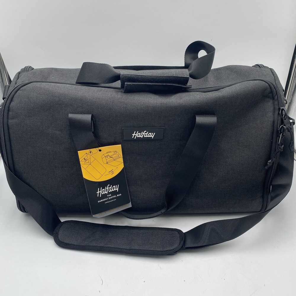 Halfday OUT OF OFFICE THE GARMENT DUFFEL BAG BRAND NEW WITH TAGS Black
